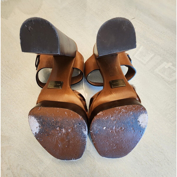 Michael Kors womens Animal print Leopard platform heels size 37.5 - Picture 10 of 10